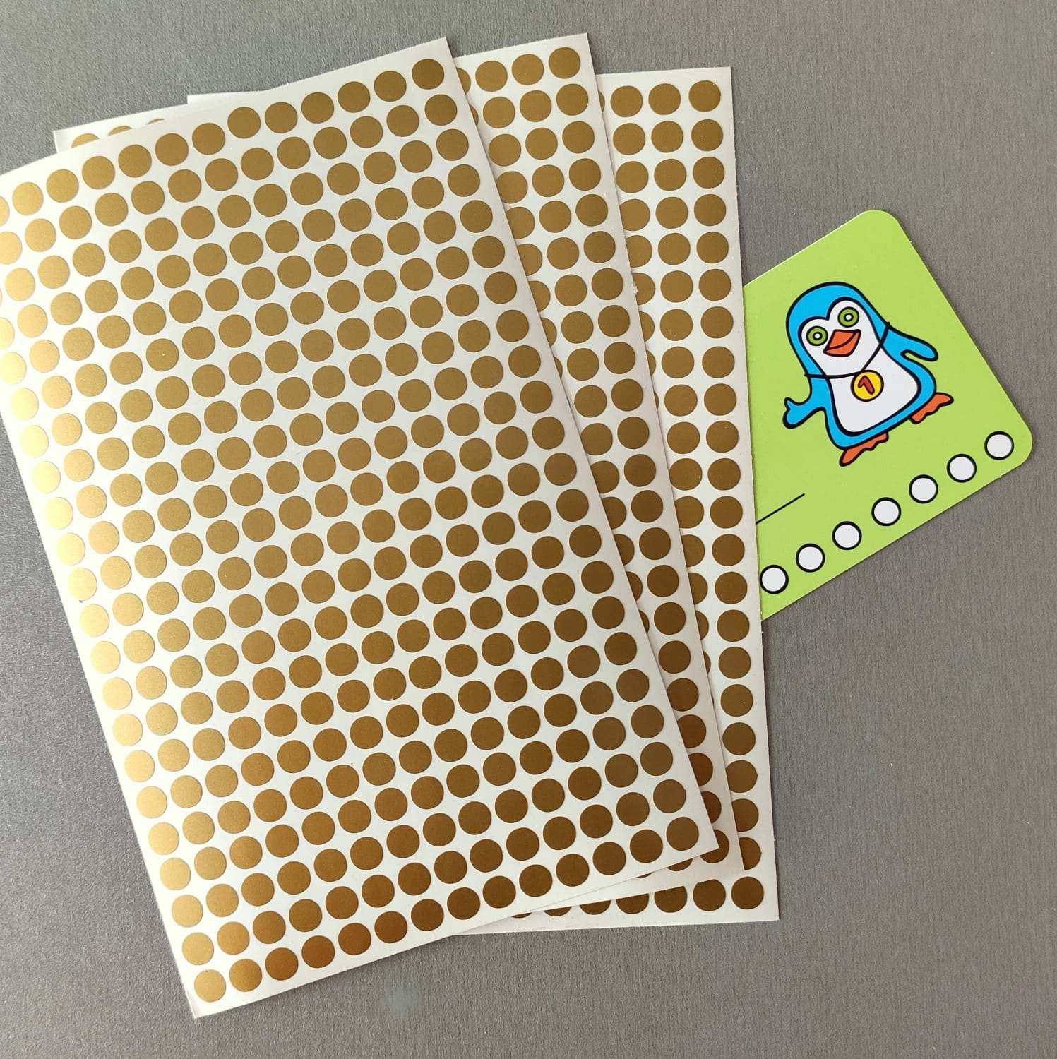 2× Náhradní zlatá samolepková kolečka pro UKLÍZENDO