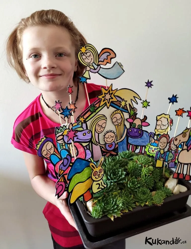 Kreativní ADVENTNÍ KALENDÁŘ BETLÉM (PDF verze)