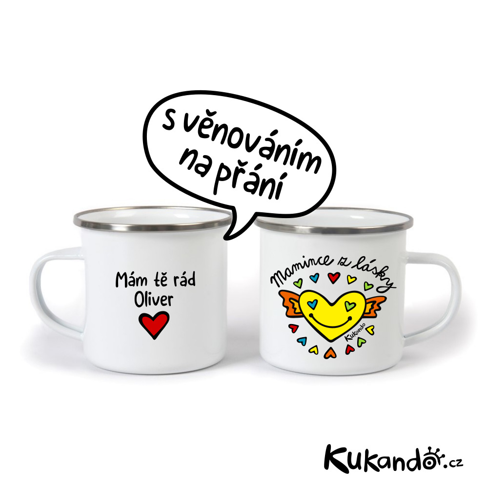 Plecháček LÉTAJÍCÍ SRDCE mamince z lásky