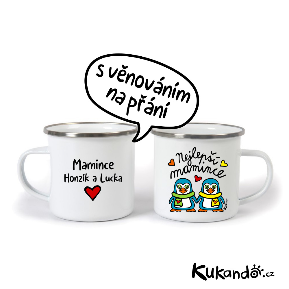 Plecháček TUČŇÁCI pro nejlepší maminku s věnováním na přání