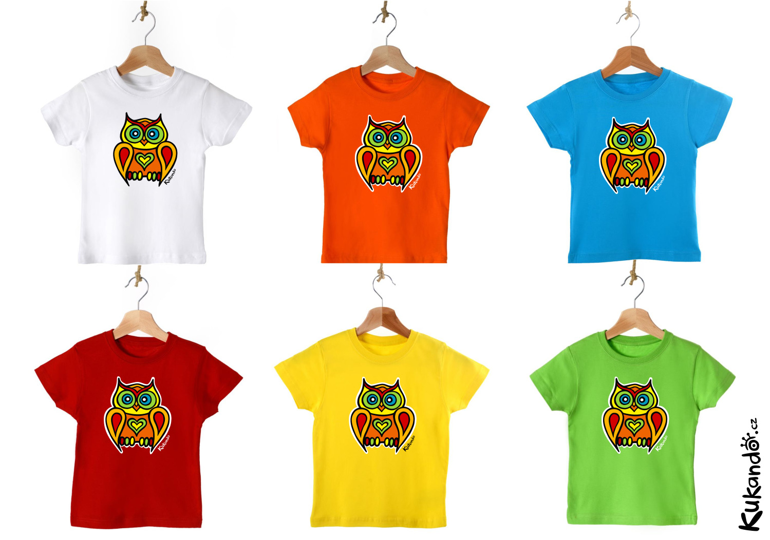 Dětské tričko SOVA modré 18-24 měsíců