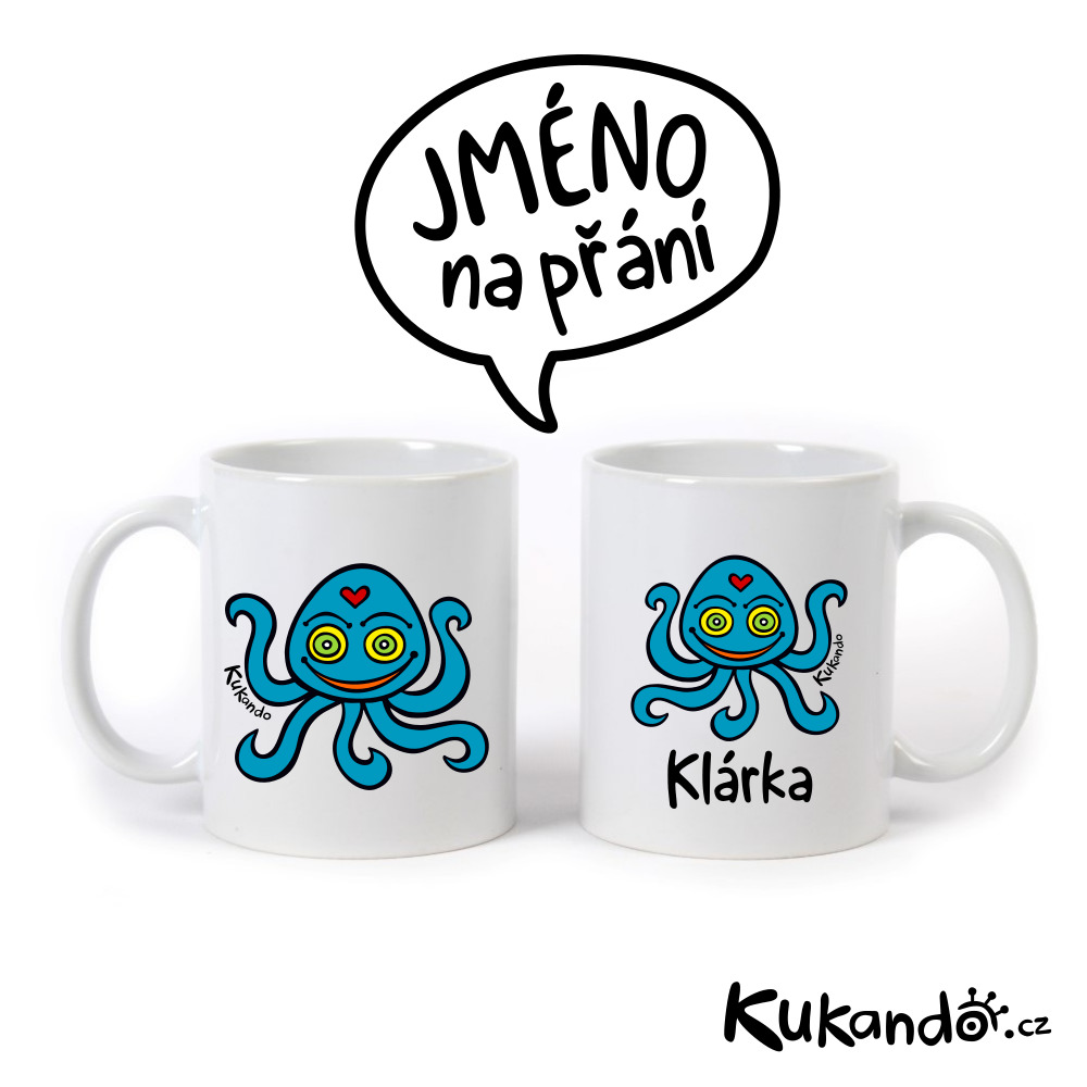 Keramický hrnek se jménem na přání CHOBOTNICE