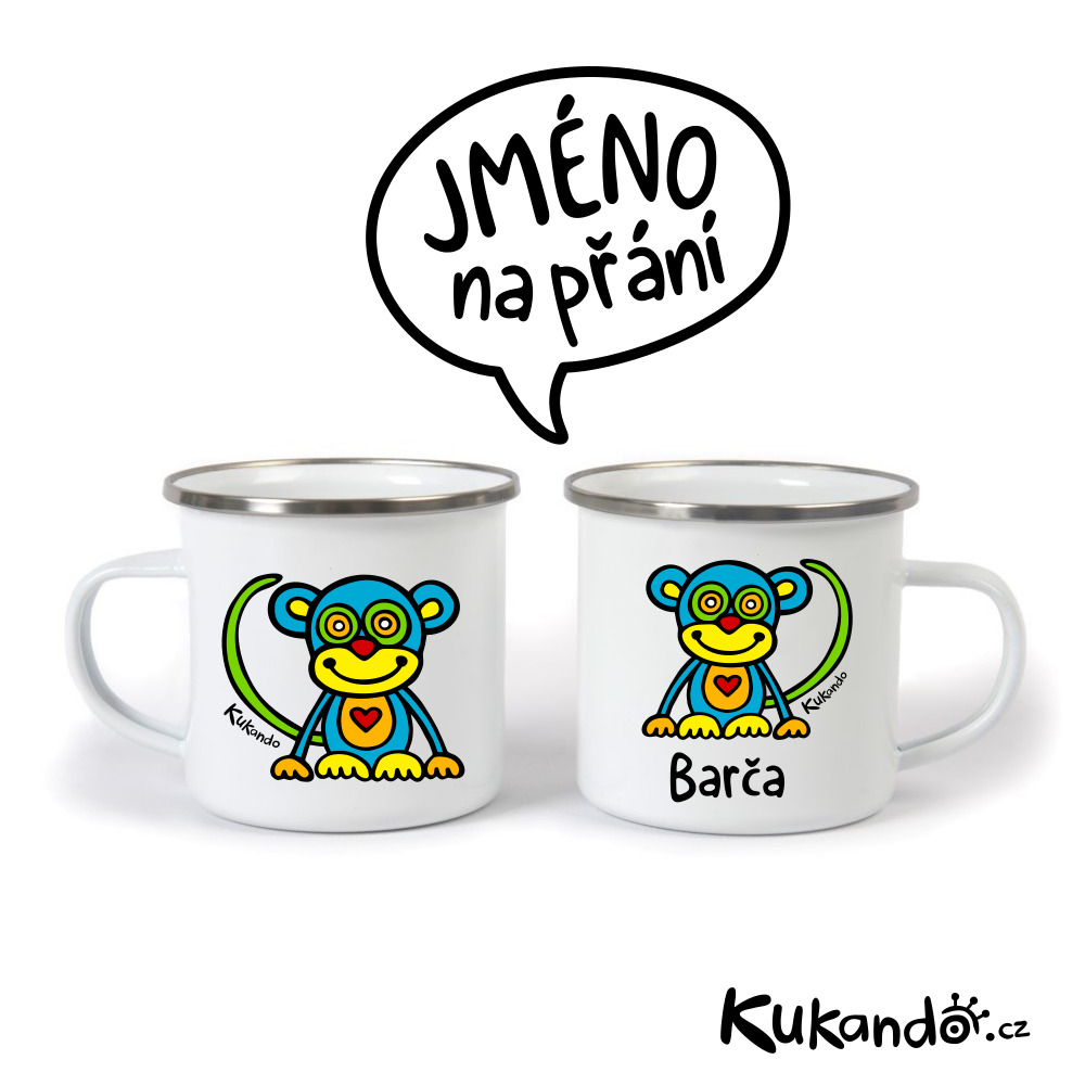 Plecháček se jménem na přání OPIČKA