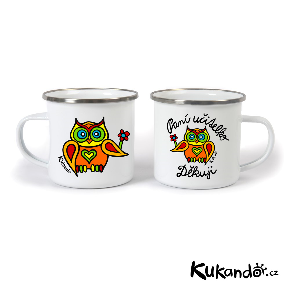 Plecháček pro učitelku SE SOVOU s věnováním na přání