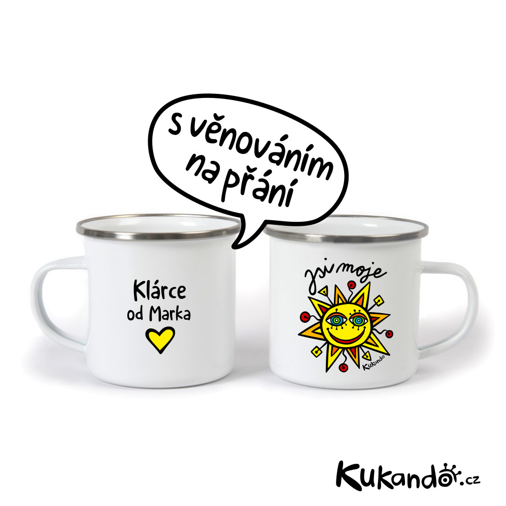 Plecháček JSI MOJE SLUNÍČKO s věnováním