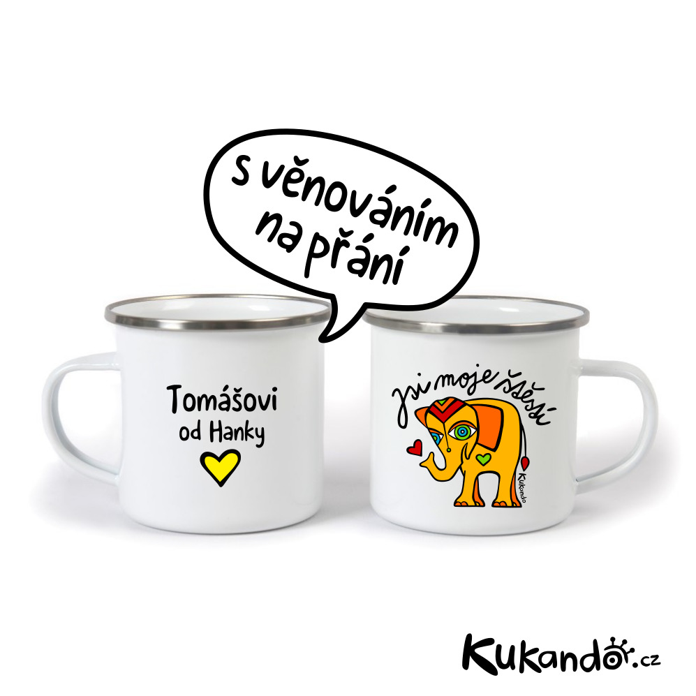Plecháček JSI MOJE ŠTĚSTÍ s věnováním
