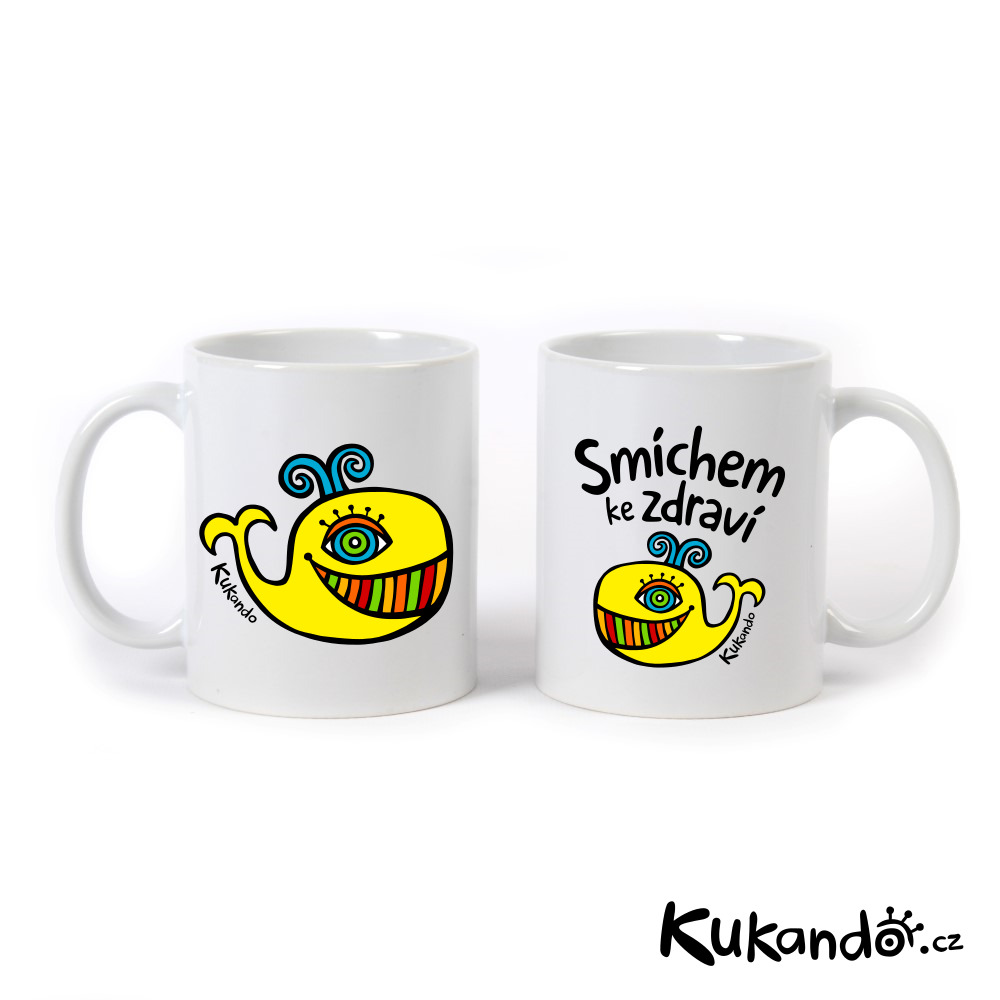 Hrnek SMÍCHEM KE ZDRAVÍ - VELRYBA