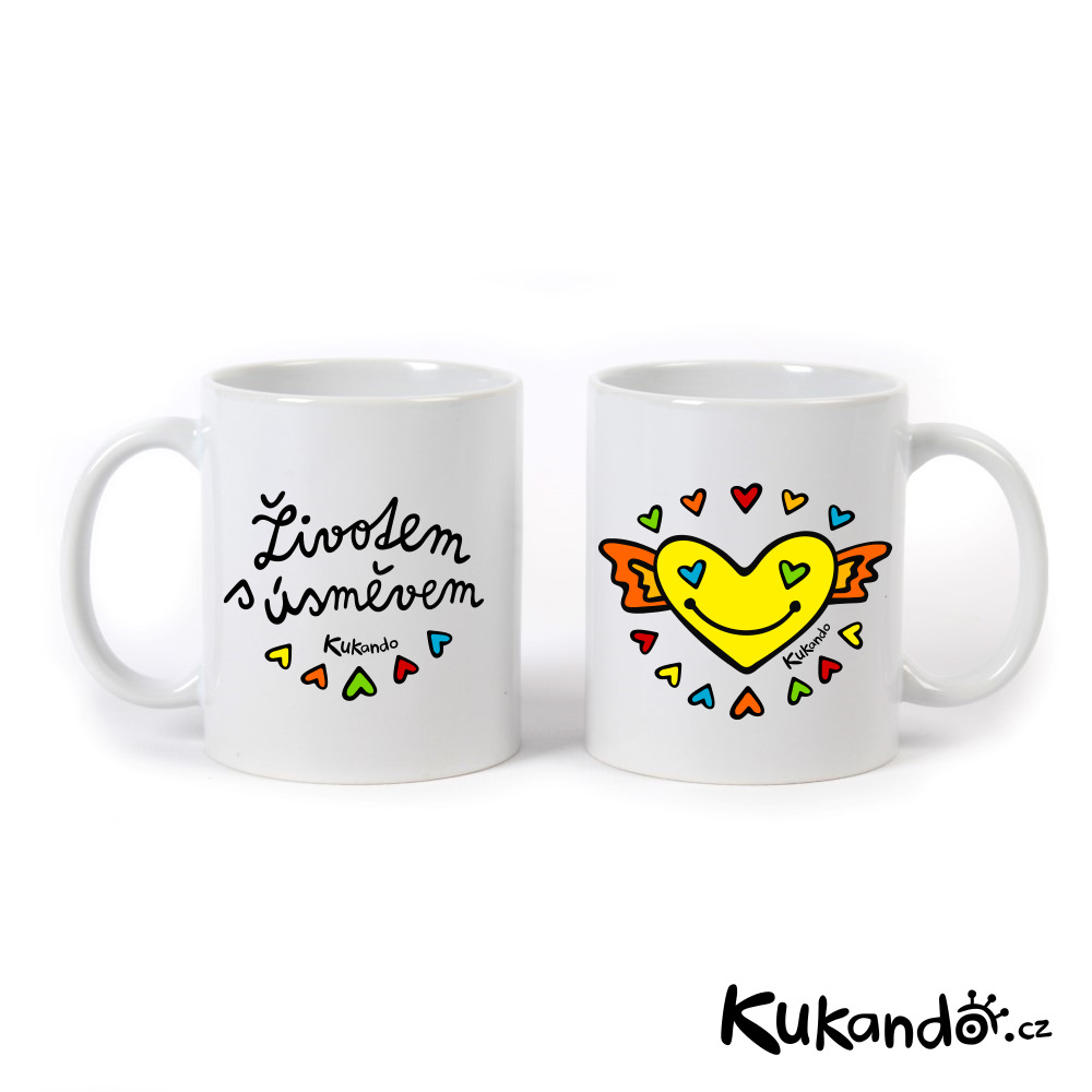 Hrnek ŽIVOTEM S ÚSMĚVEM